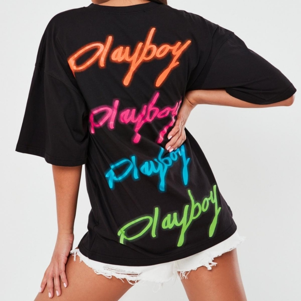 Playboy x Missguided Black Spray Paint